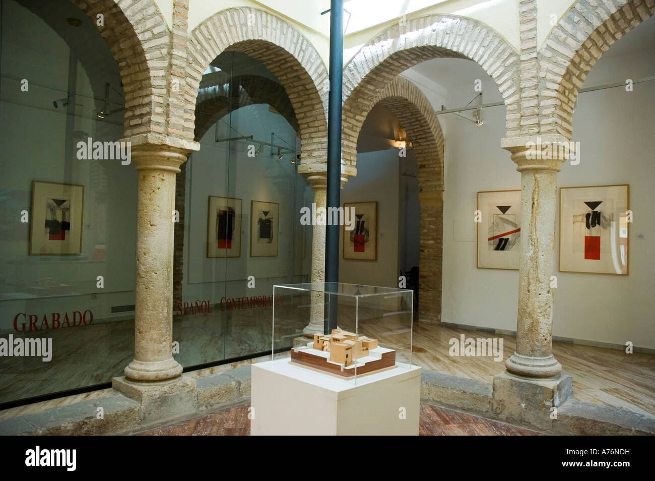 Serie Octubre by artist Feito Contemporary Museum of Spanish Engraving MARBELLA Malaga Province