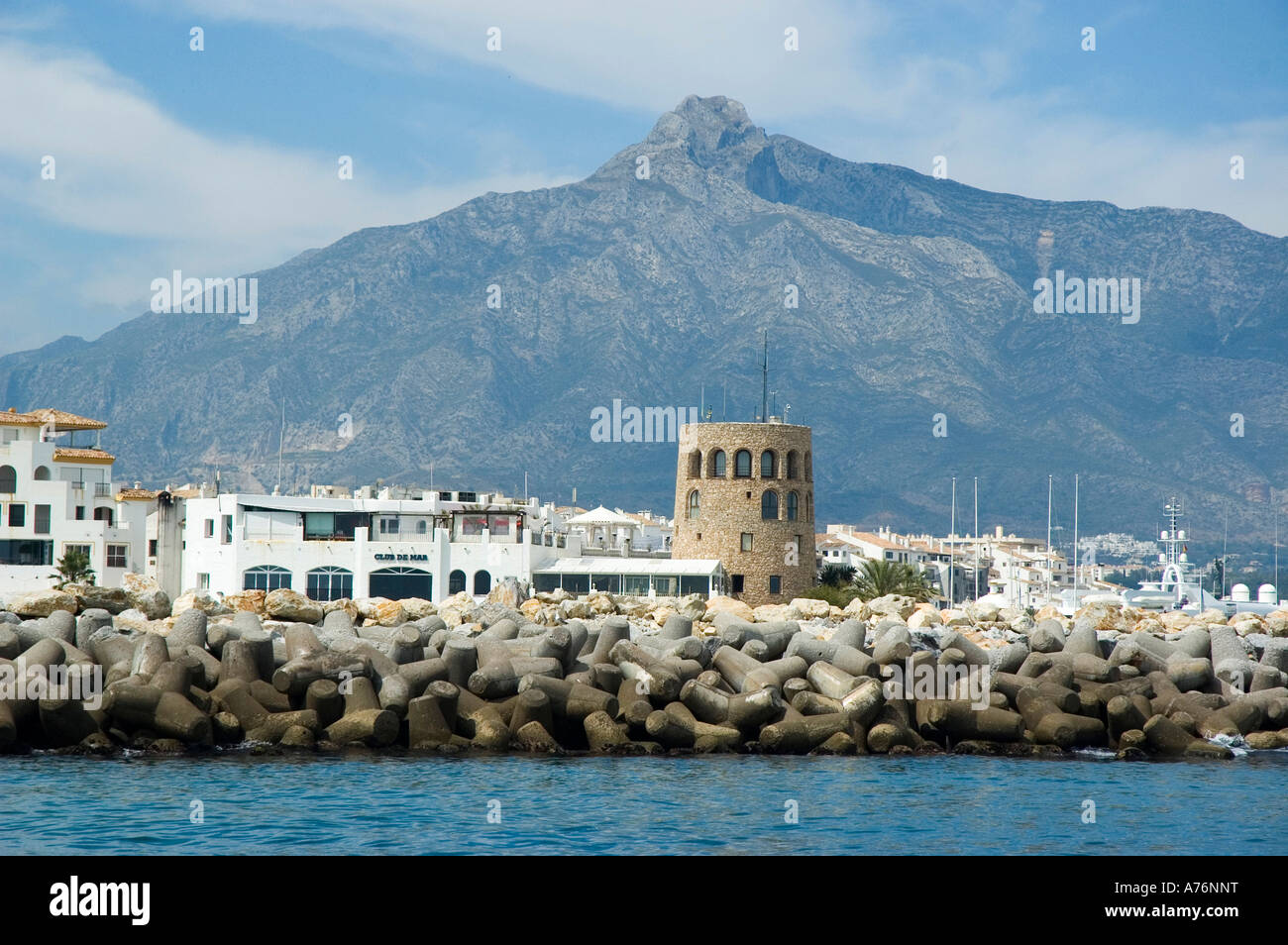 Puerto Banus MARBELLA Malaga Province Andalusia Region Spain Stock Photo