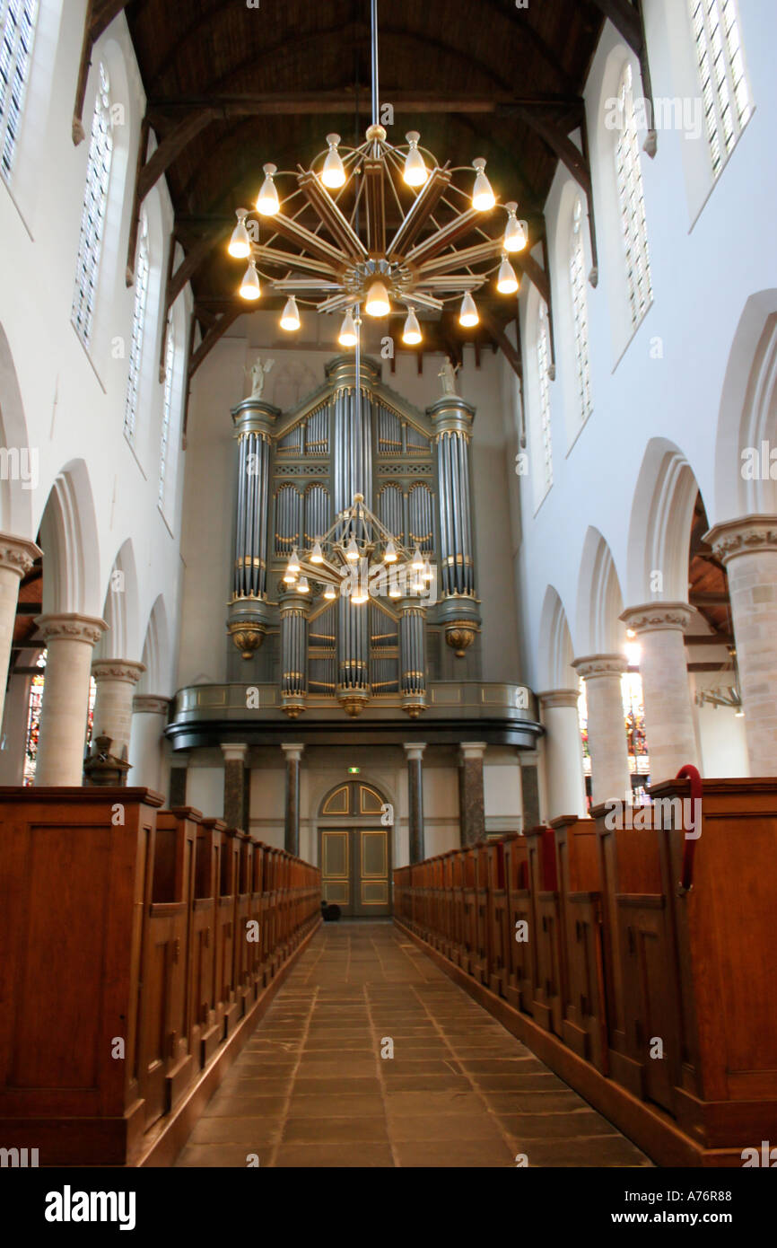 Interior of the oude kerk in delft hi-res stock photography and images ...