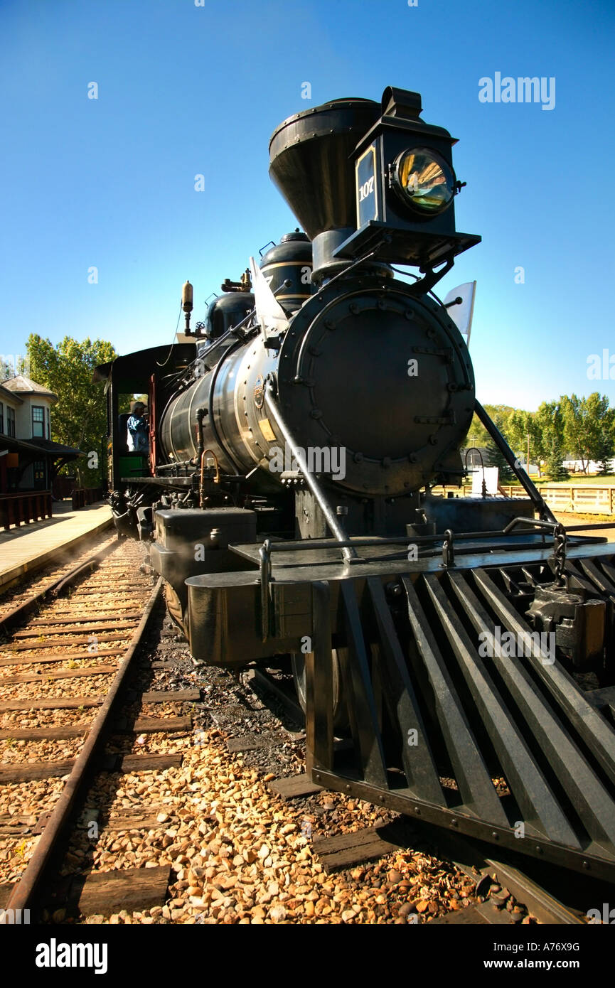 Train Fort Edmonton Park Alberta Canada Stock Photo Alamy