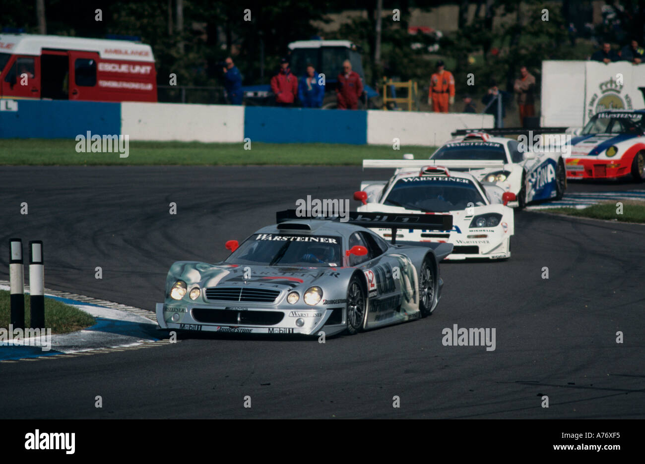 Ludwig Maylander AMG Mercedes CLK GTR FIA GT Championship Donington 14th September 1997 Stock Photo