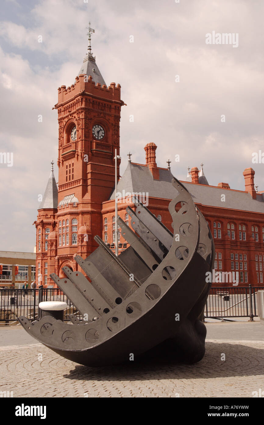 Red Building Cardiff Cardiff Bay the red brick Victorian Pier Head building on the ...