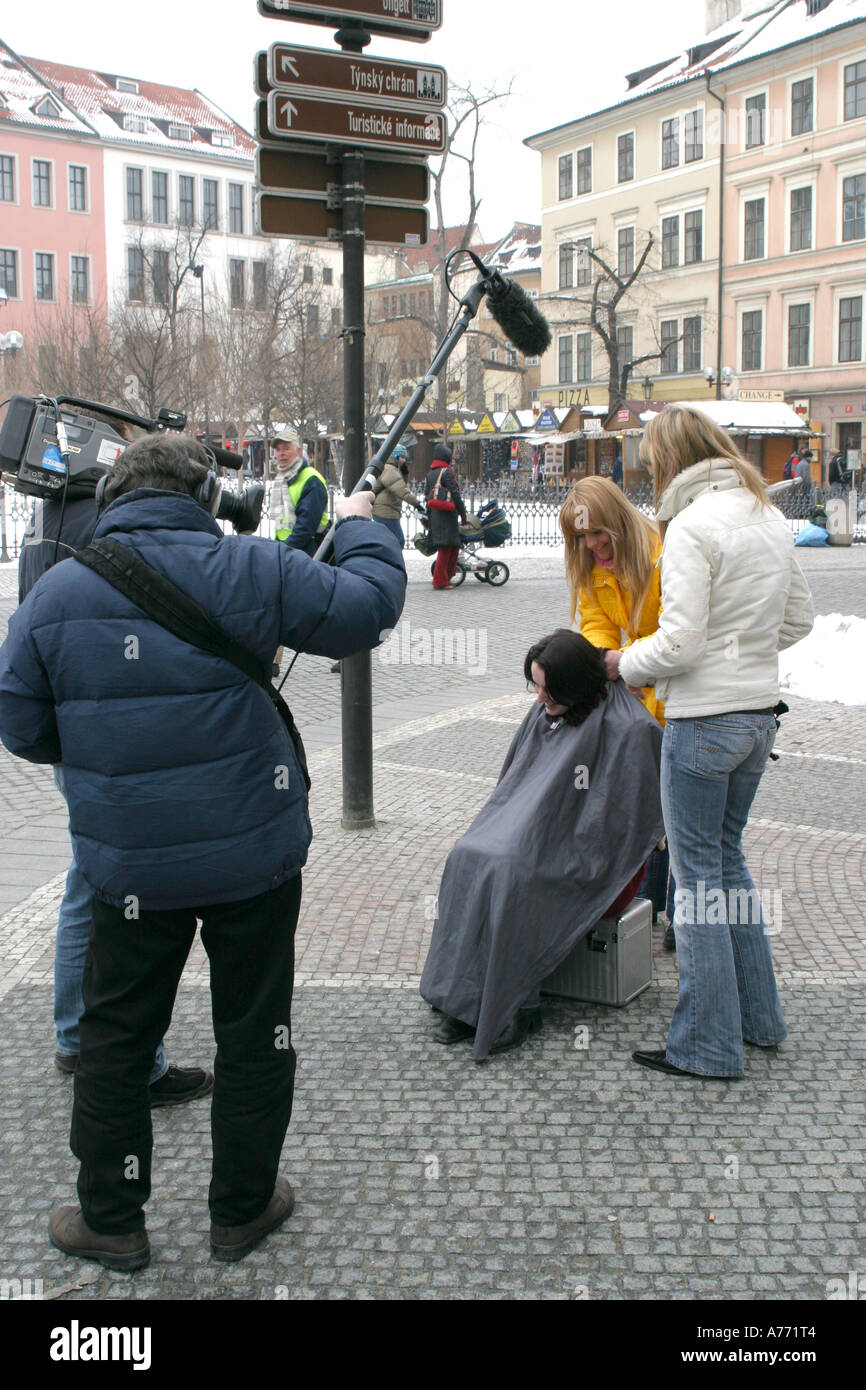 Prague March 2006 Stock Photo