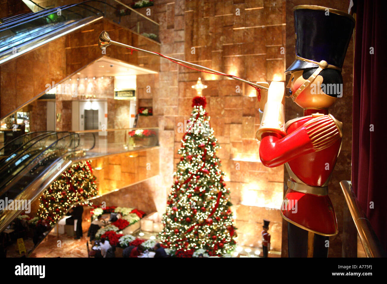 Trump tower atrium hi-res stock photography and images - Alamy
