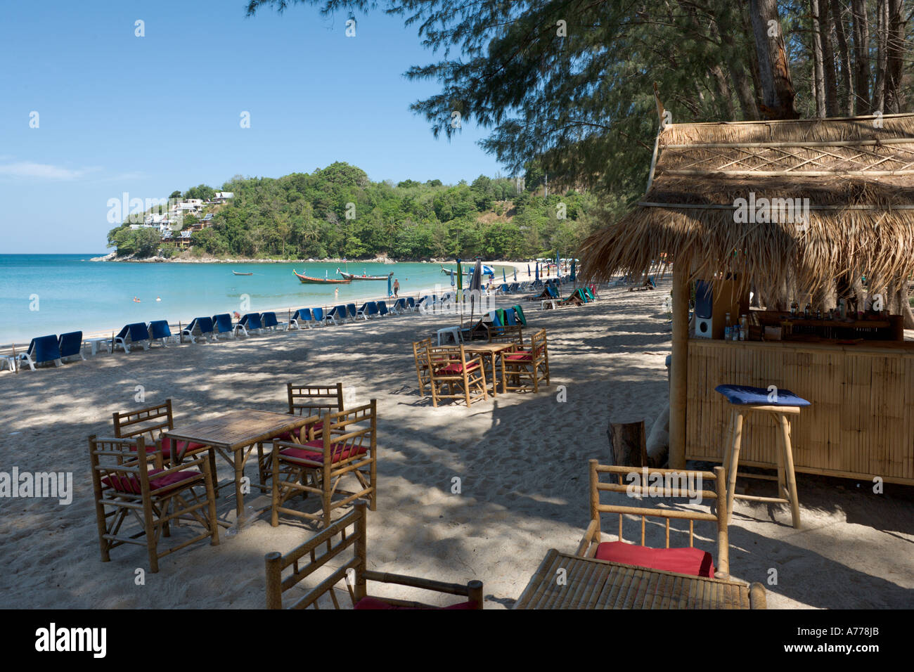 Beach Bar, Kamala Beach, Phuket, Thailand Stock Photo Alamy