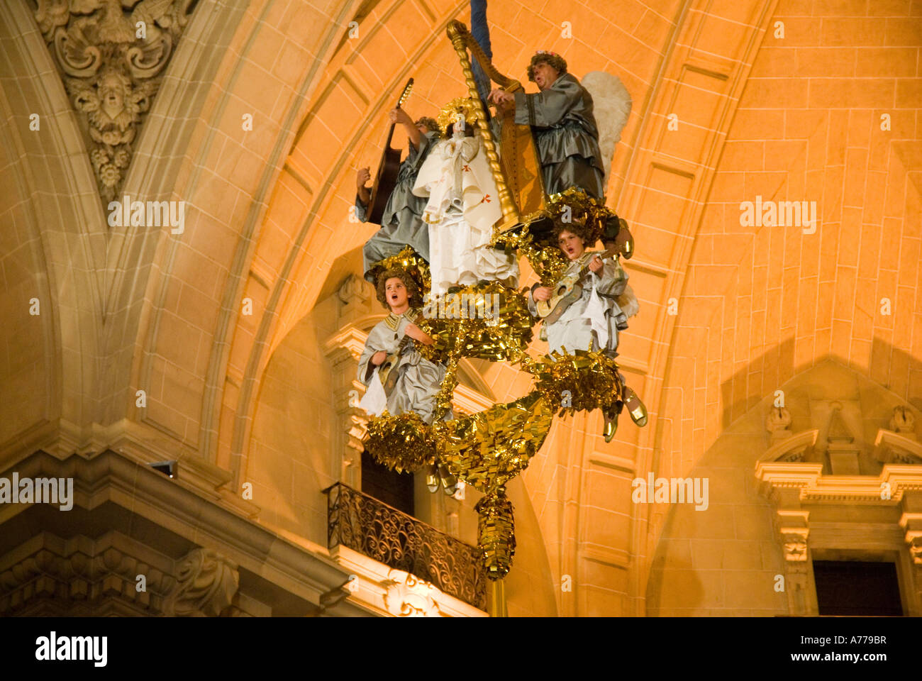 The Elche Mystery Play Santa Maria Basilica ELCHE Alicante province Valencia Autonomous Community Spain Stock Photo