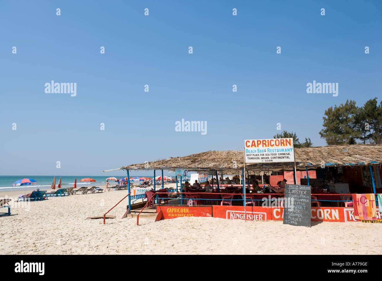 Beach Shack Local Beach Bar Varca Beach South Goa Goa