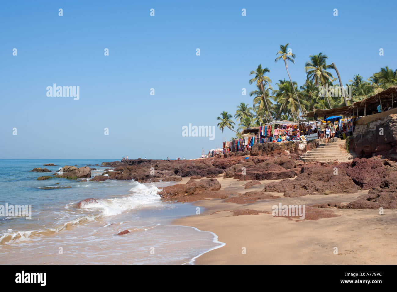 Resorts indian rocks beach hi-res stock photography and images - Alamy