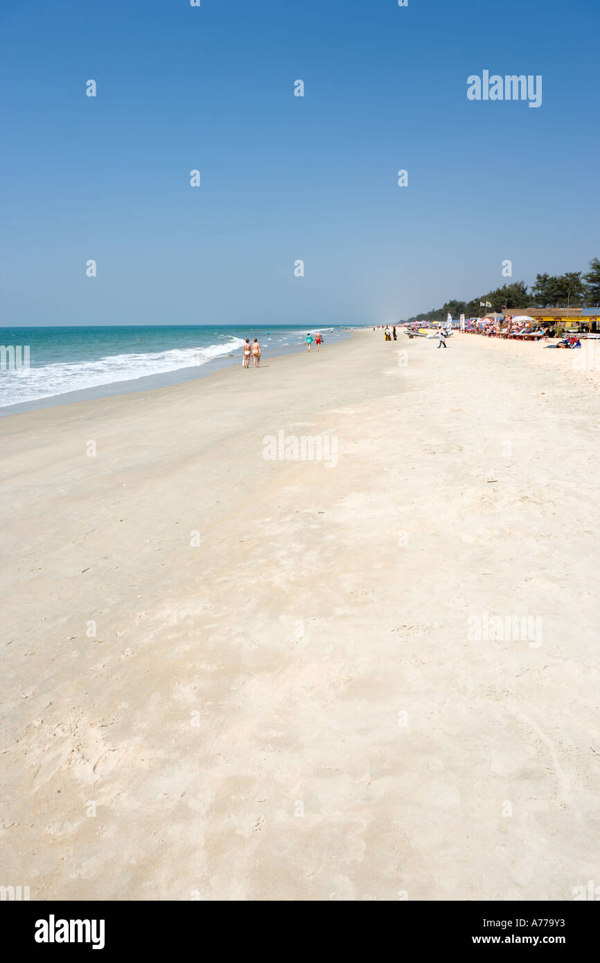 Mobor Beach, Colva, South Goa, Goa, India Stock Photo