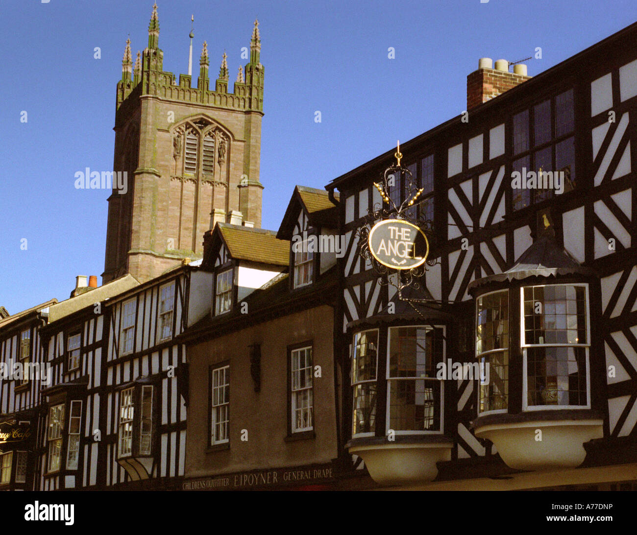 Ludlow half timbered shops hires stock photography and images Alamy