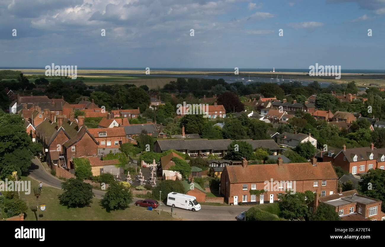 Aerial View of Orford, Suffolk, UK Stock Photo Alamy
