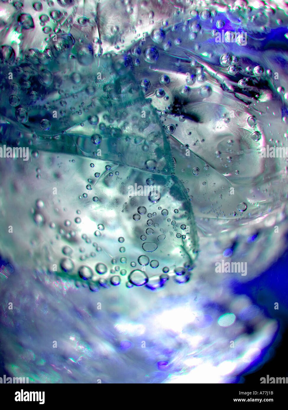 gin and tonic with ice Stock Photo Alamy