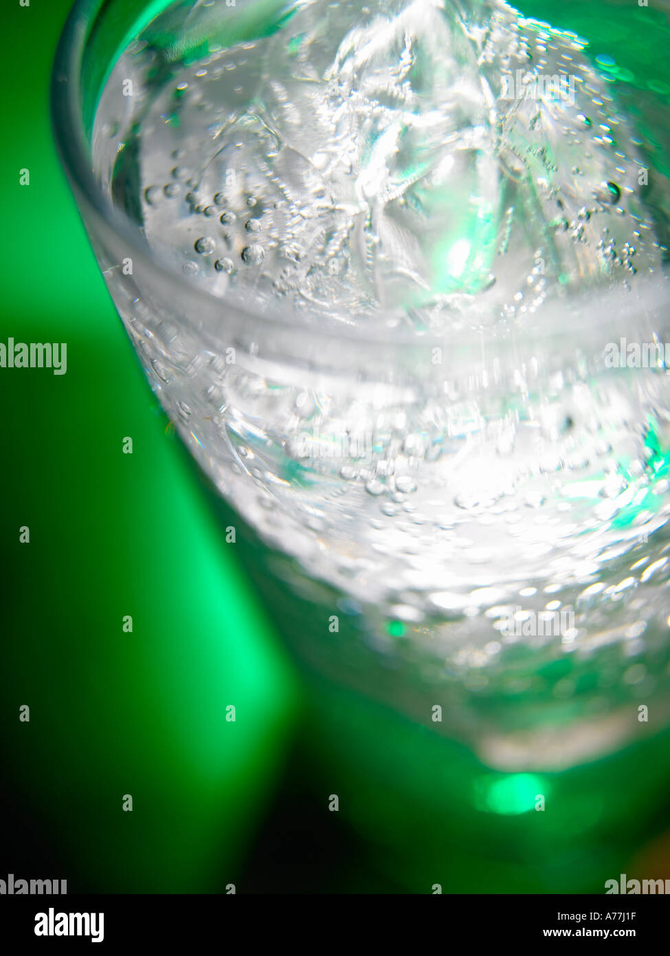 gin and tonic with ice Stock Photo Alamy