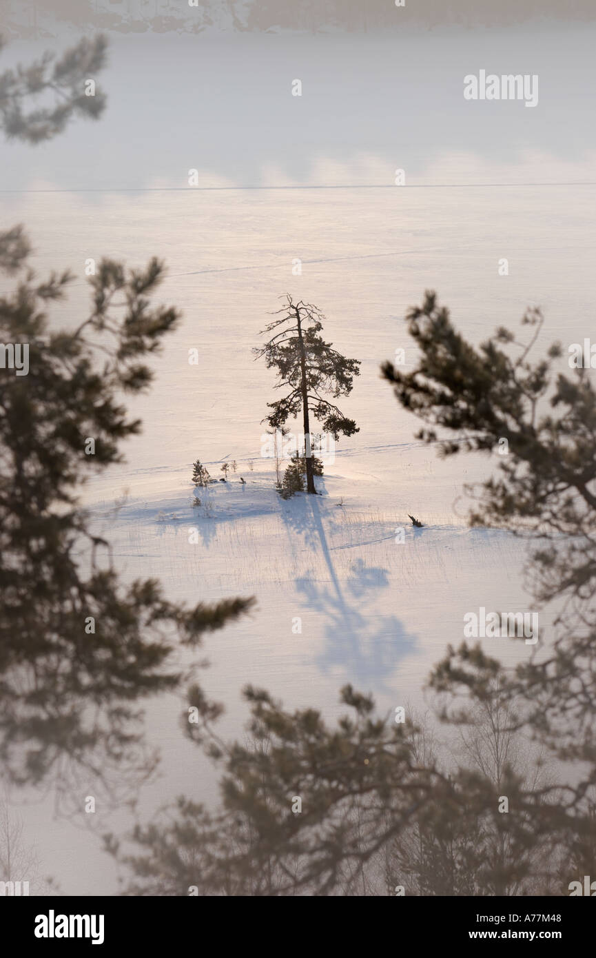 A view from Katajavuori, Repovesi National Park, Valkeala, Finland Stock Photo