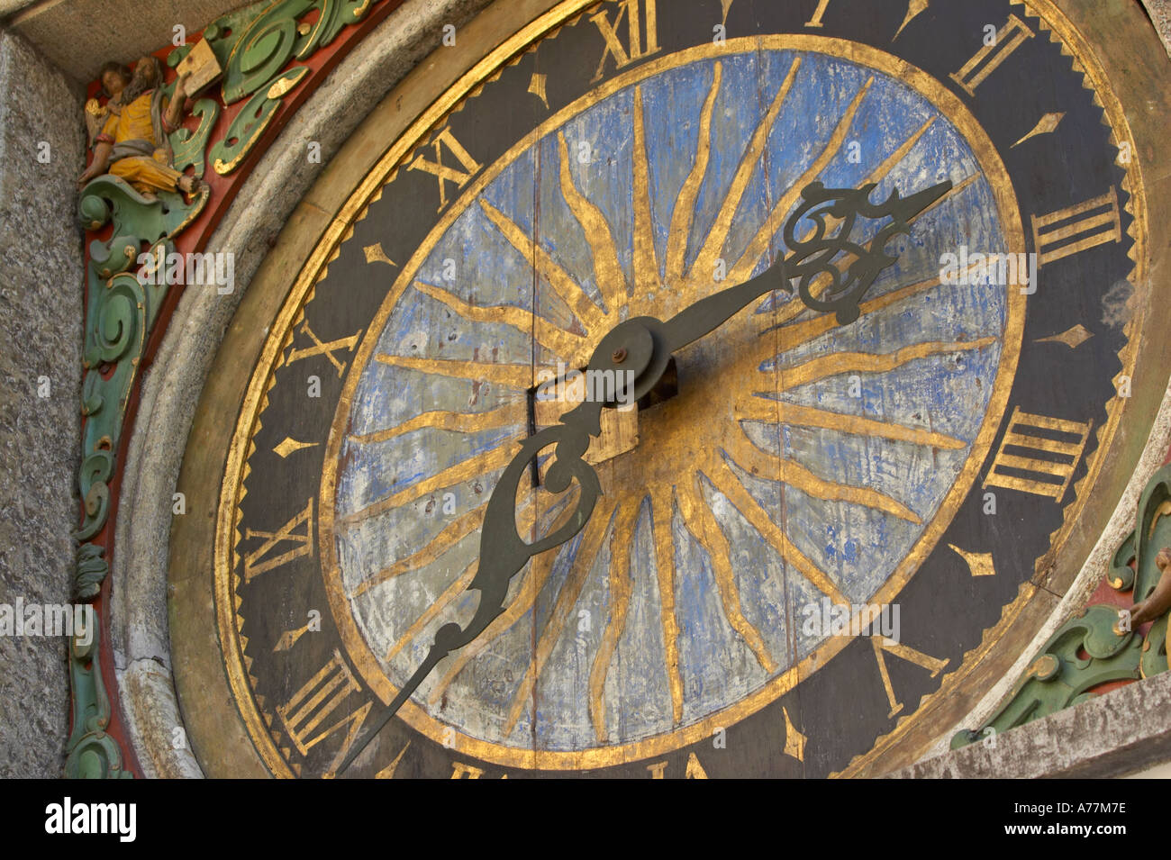 Old Medieval Town Clock Of The Puhavaimu Holy Ghost Church