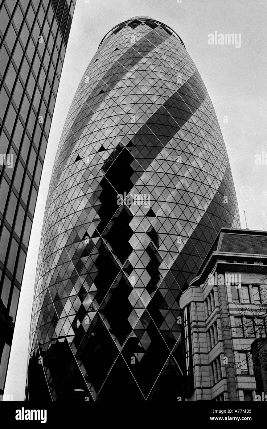 Ghurkin 30 St Marys Axe Financial district London UK Stock Photo