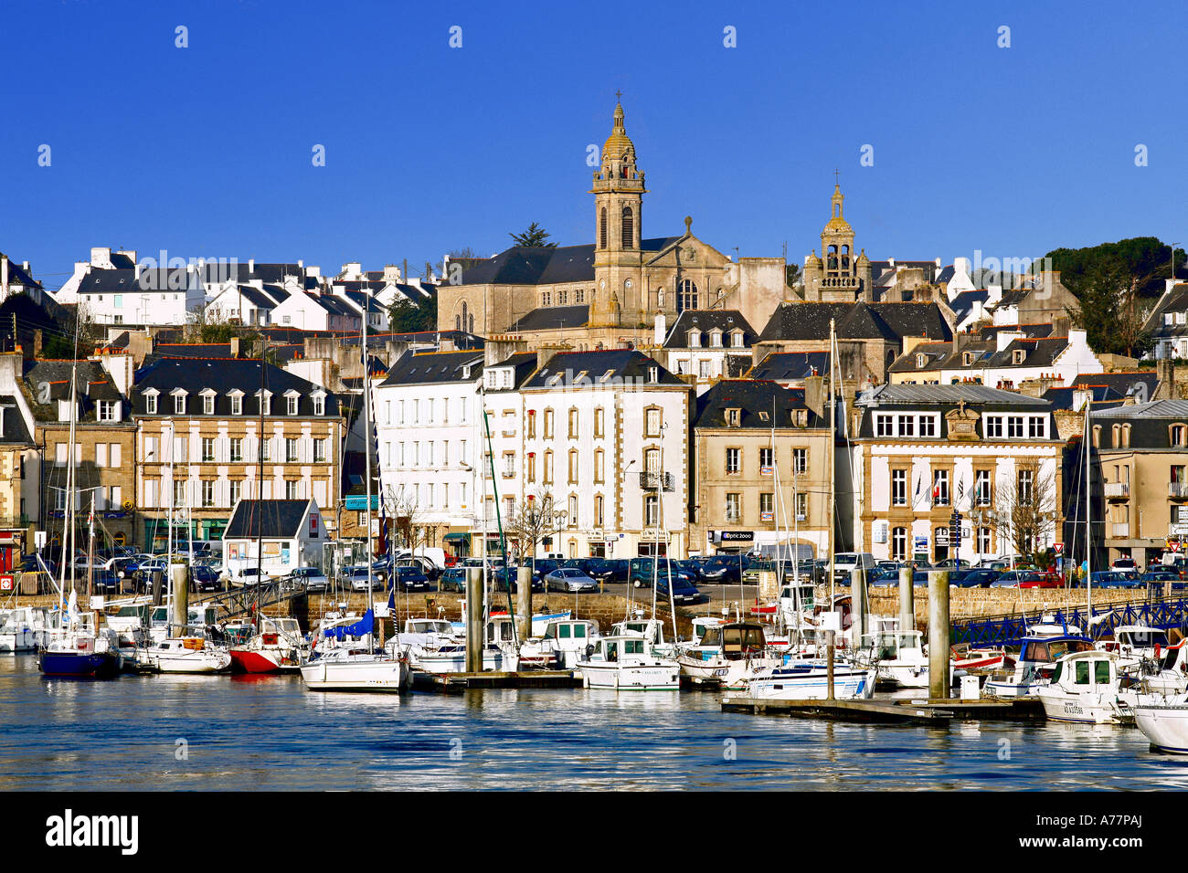 Audierne in Brittany France Stock Photo Alamy
