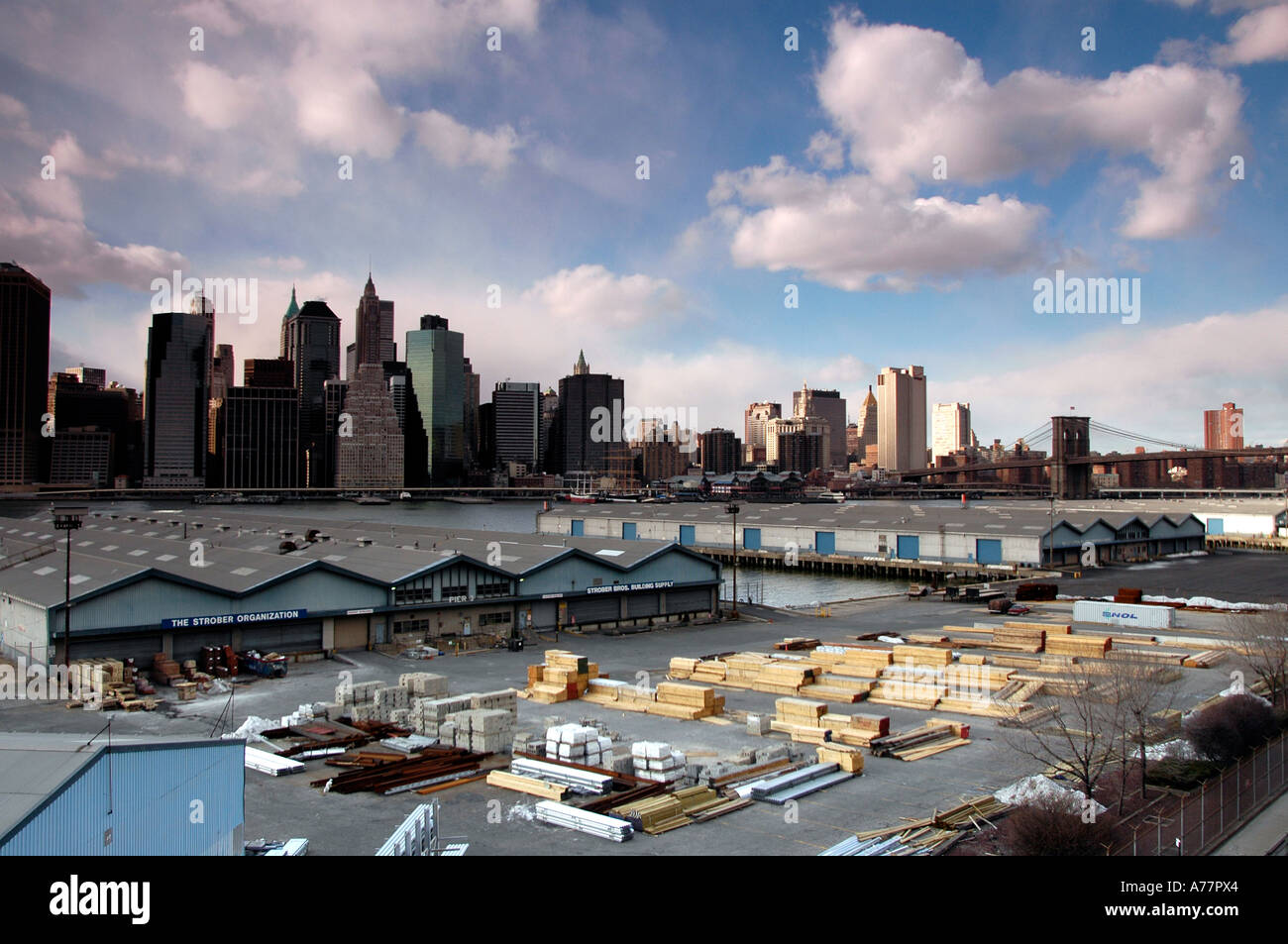 The Brooklyn piers operated by the Port Authority of New York and New Jersey Stock Photo Alamy
