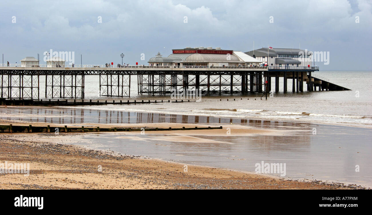 Pavilion theatre on the end of Cromer Pier at Norfolk, England, UK Stock Photo