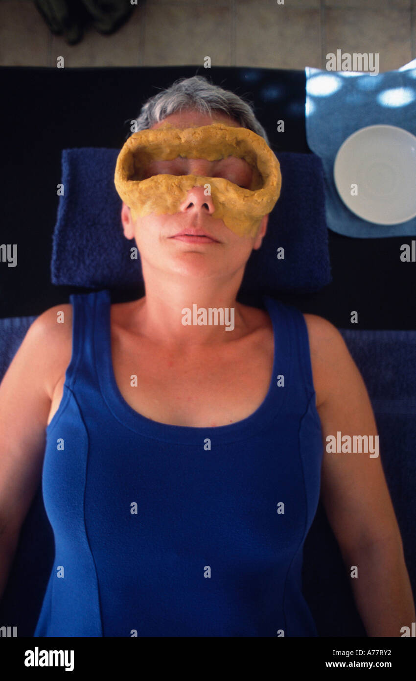 Eye treatment with ghee Stock Photo Alamy