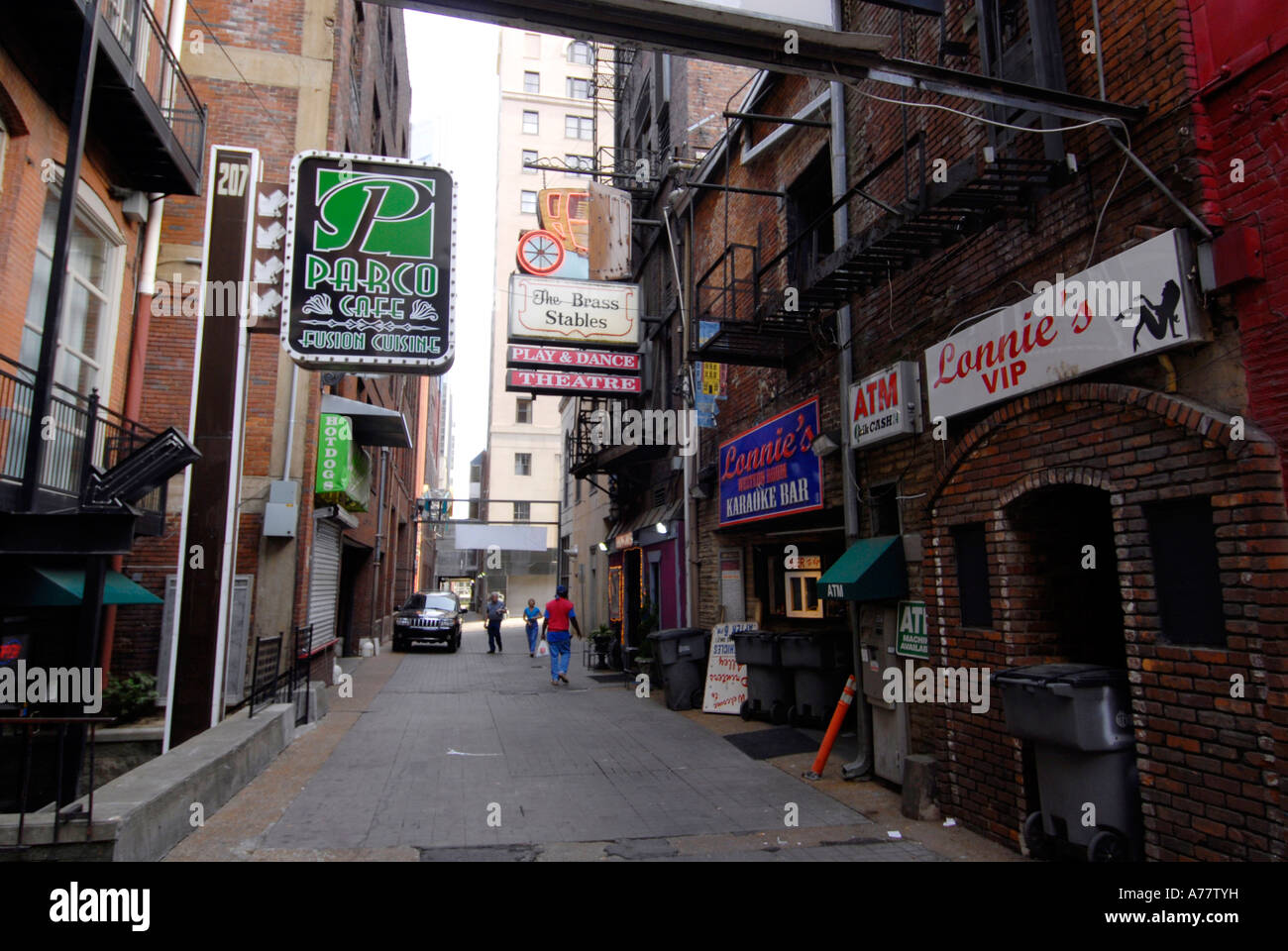 Printer alley entertainment area nashville hires stock photography and images Alamy