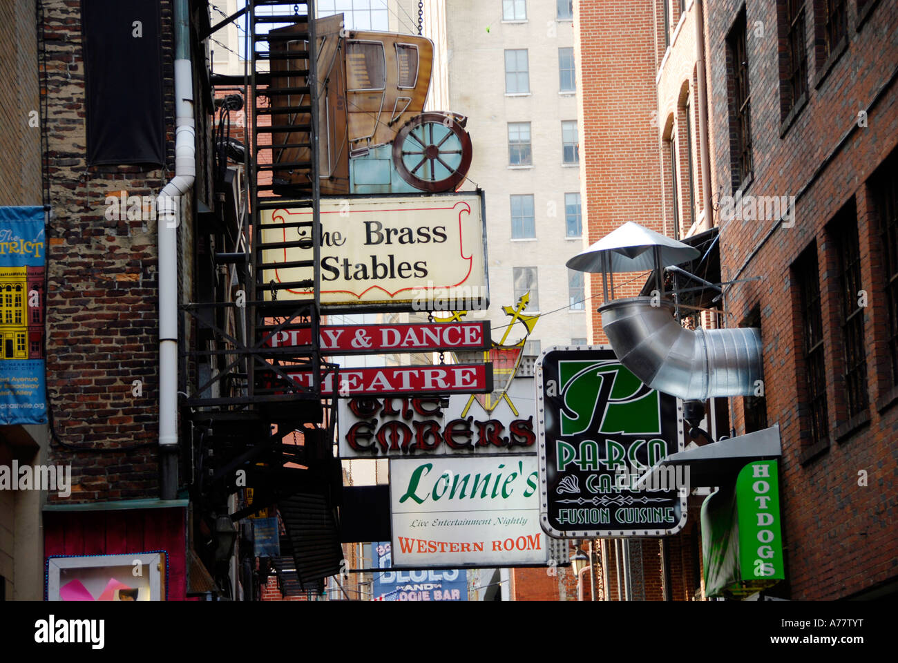 Printer s Alley Entertainment Area Nashville Tennessee TN Tenn US USA