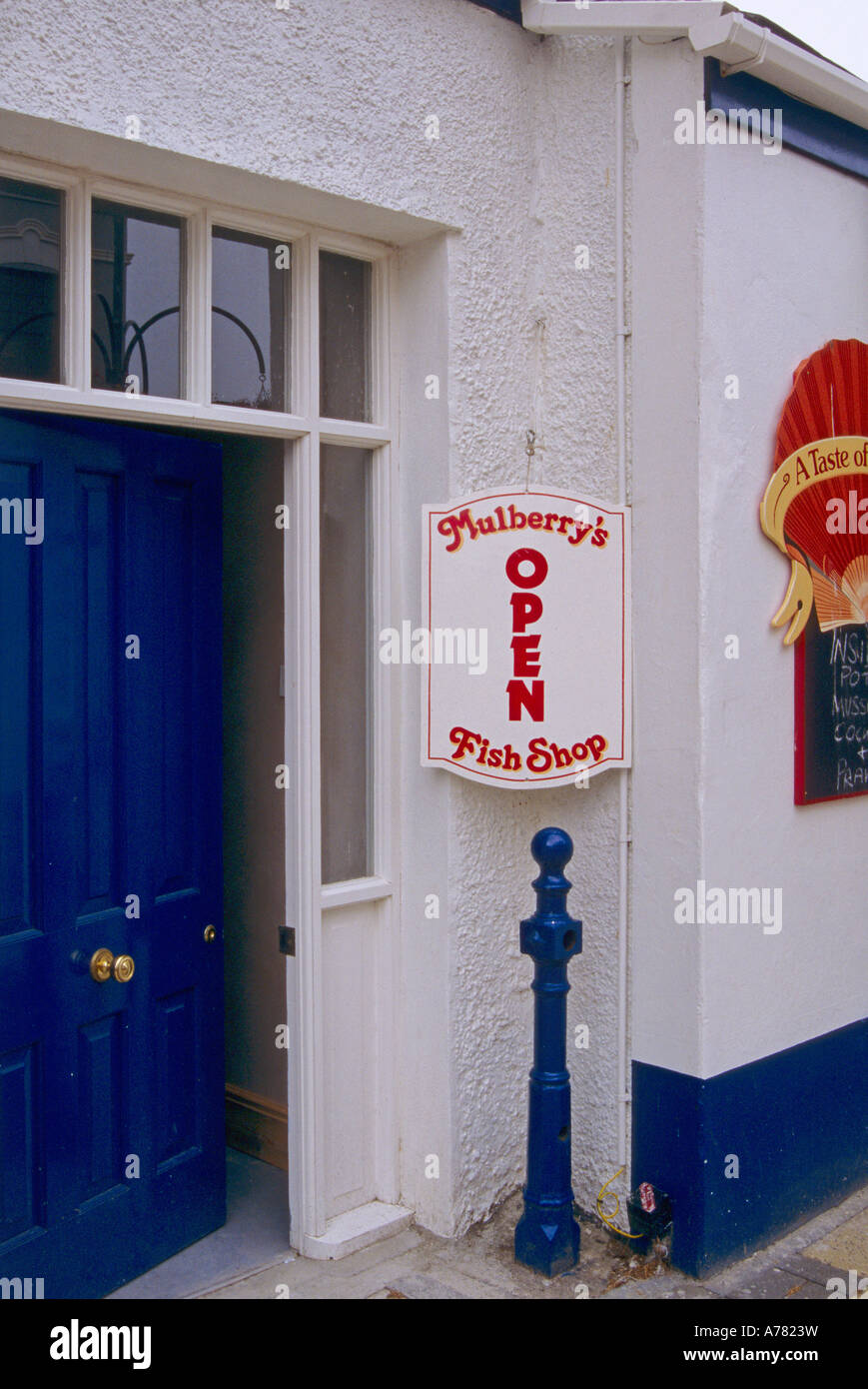 Mulberry s fish shop restaurant in Falmouth Cornwall United Kingdom