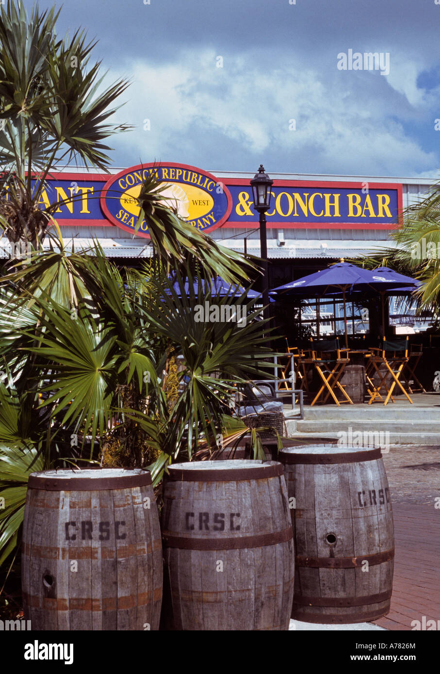 Conch Republic Restaurant Bar in Key West Florida USA Stock Photo Alamy