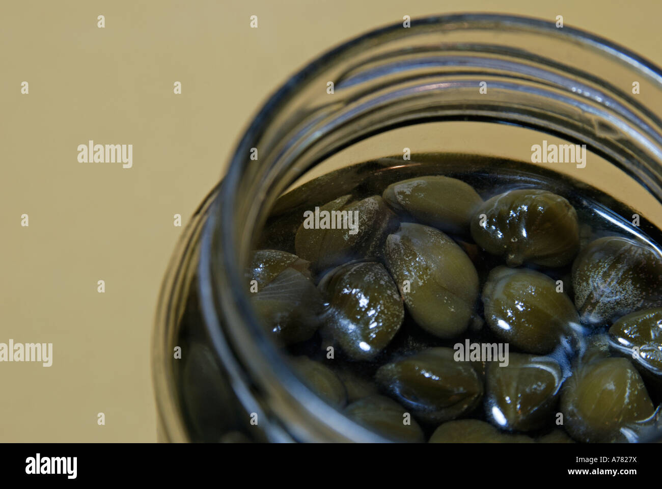 jar of capers Stock Photo Alamy