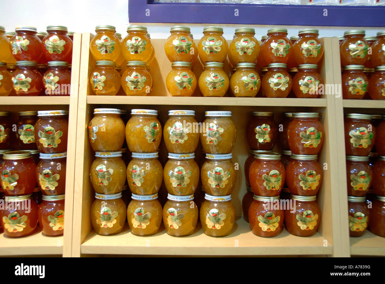 Products representing the Florida citrus industry Stock Photo Alamy