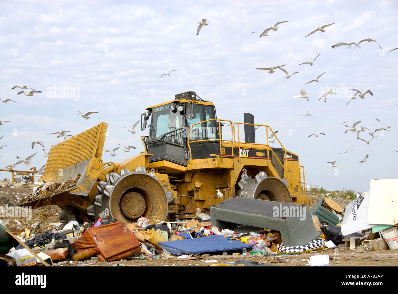 Reduce Reuse Recycle Landfill Stock Photo - Alamy