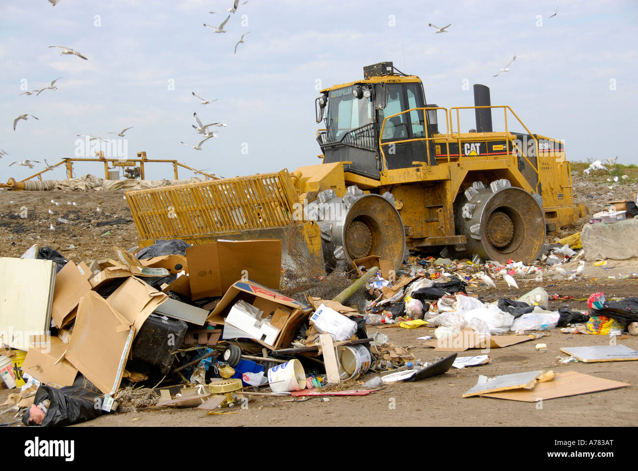 Reduce Reuse Recycle Landfill Stock Photo - Alamy