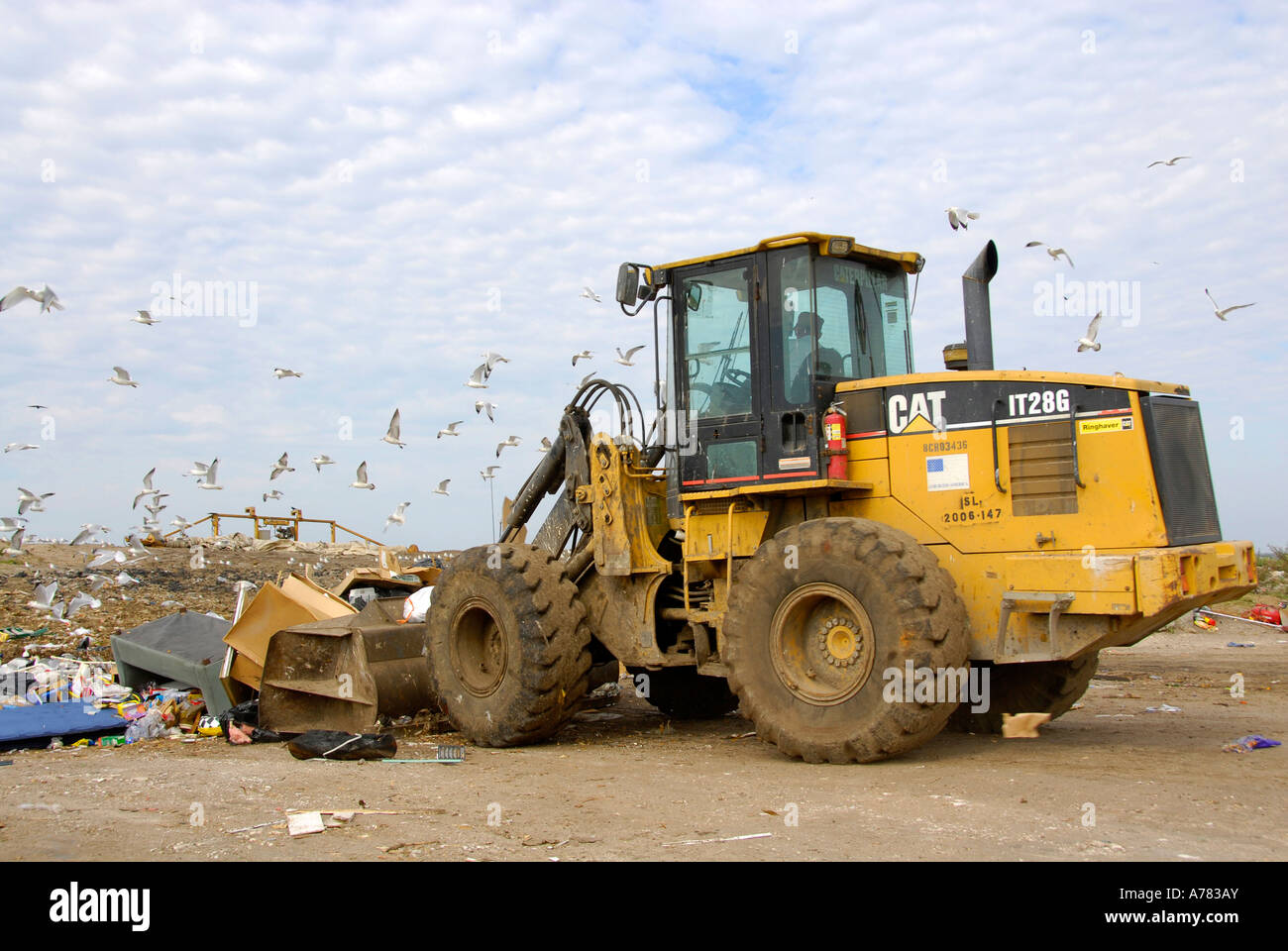 Reduce Reuse Recycle Landfill Stock Photo - Alamy