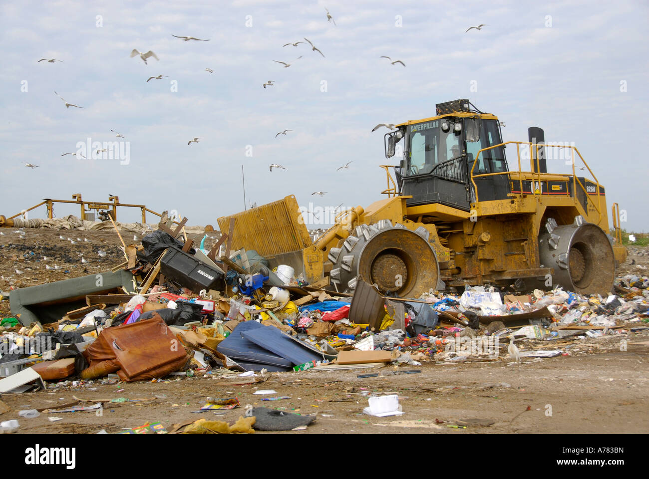 Reduce Reuse Recycle Landfill Stock Photo - Alamy