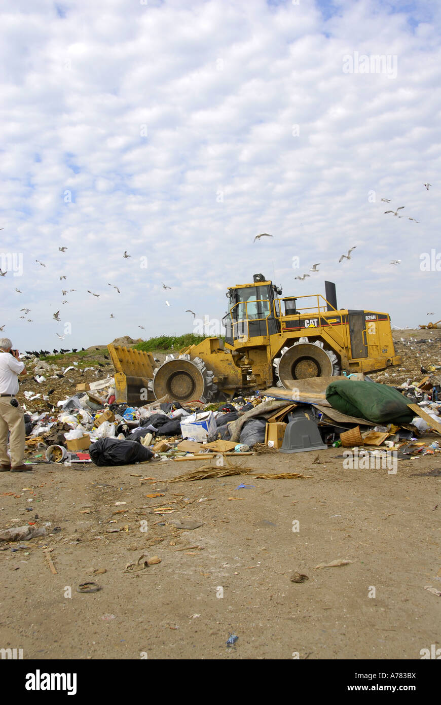 Reduce Reuse Recycle Landfill Stock Photo - Alamy