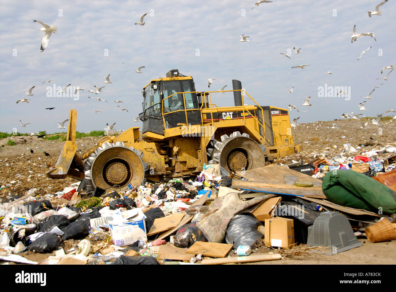 Reduce Reuse Recycle Landfill Stock Photo - Alamy