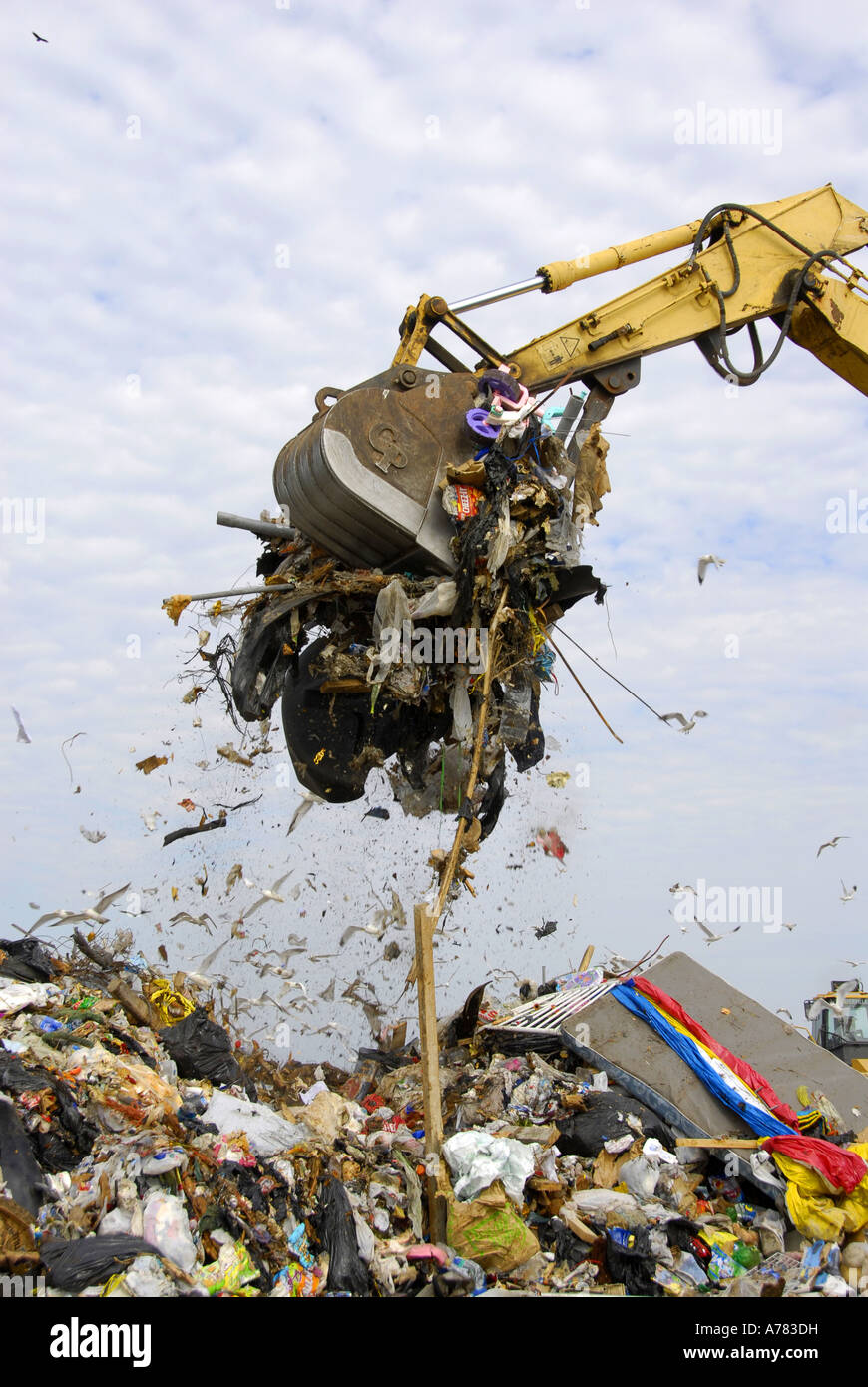 Reduce Reuse Recycle Landfill Stock Photo - Alamy