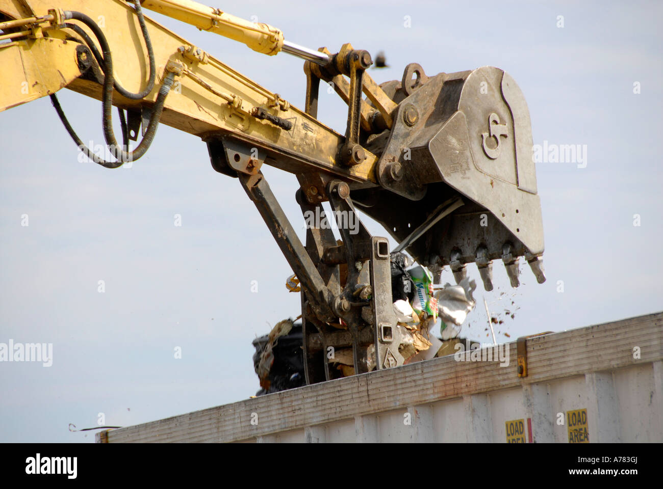 Reduce Reuse Recycle Landfill Stock Photo - Alamy