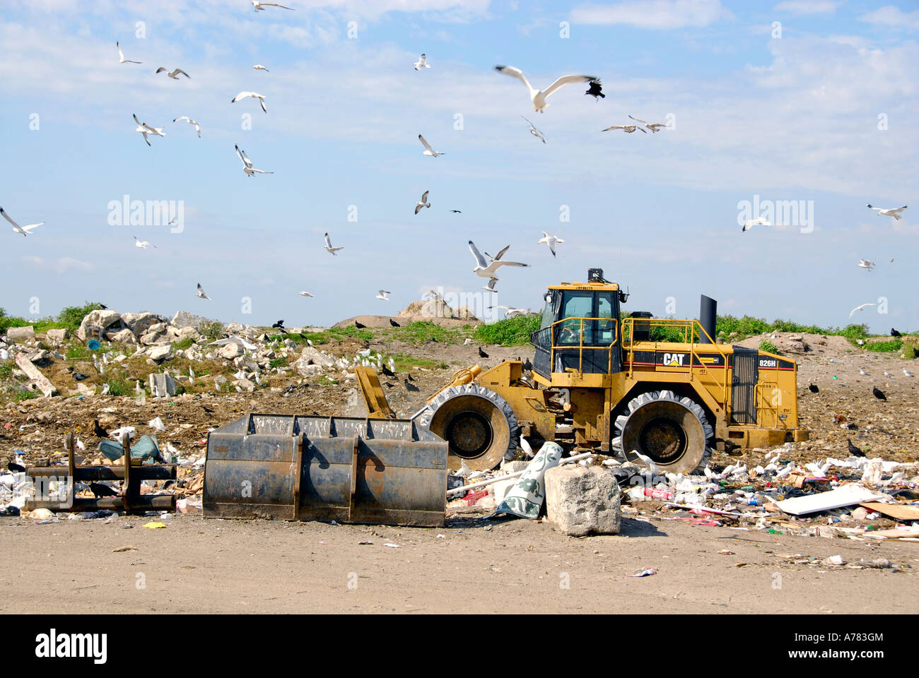 Reduce Reuse Recycle Landfill Stock Photo - Alamy
