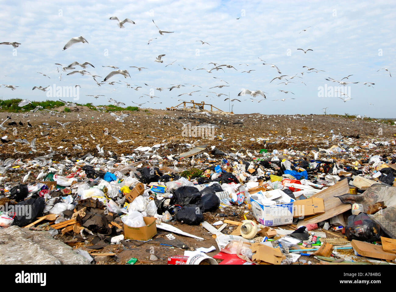 Reduce Reuse Recycle Landfill Stock Photo - Alamy