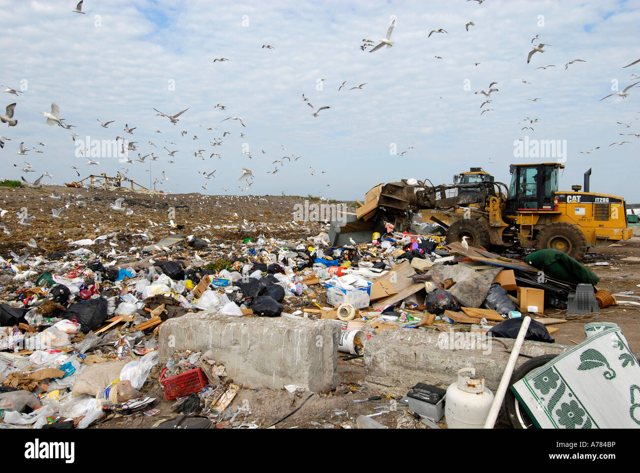 Reduce Reuse Recycle Landfill Stock Photo - Alamy