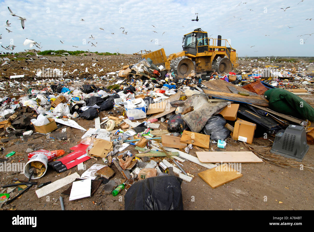 Reduce Reuse Recycle Landfill Stock Photo - Alamy