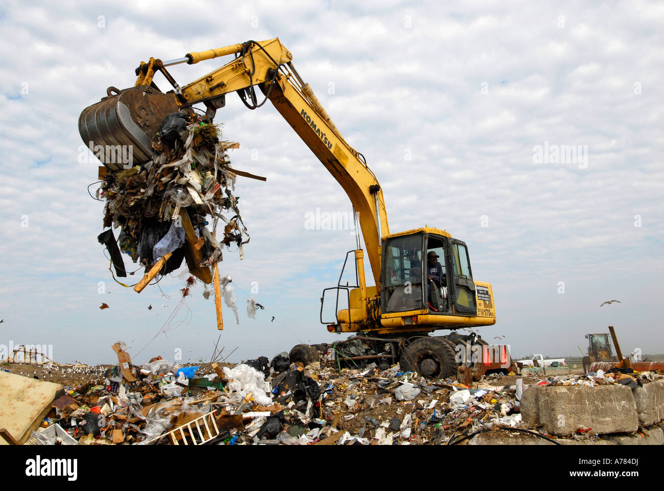 Reduce Reuse Recycle Landfill Stock Photo - Alamy