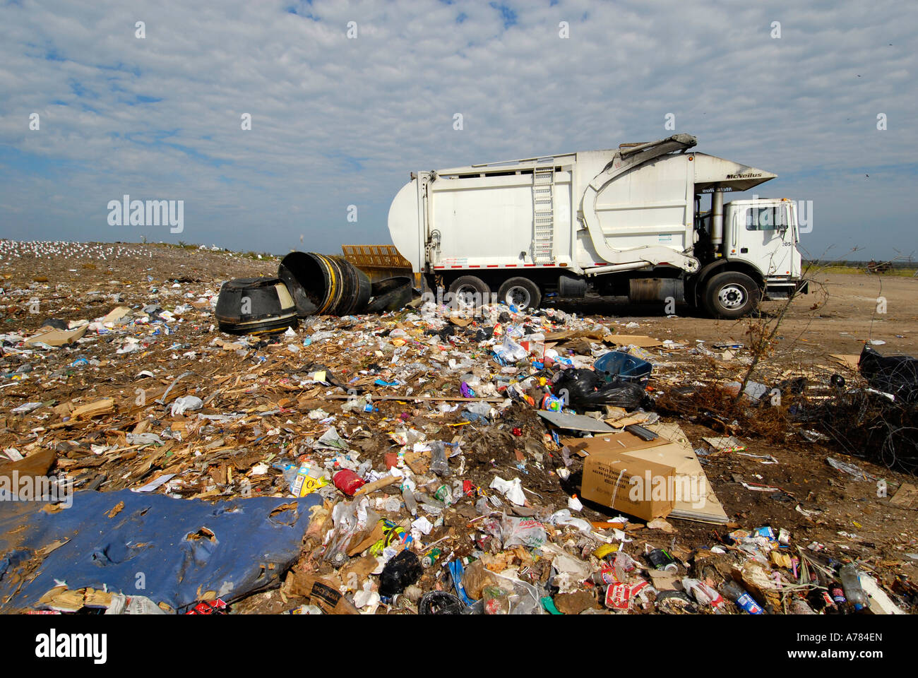 Reduce Reuse Recycle Landfill Stock Photo - Alamy