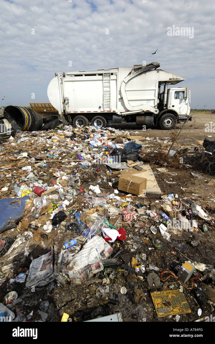 Reduce Reuse Recycle Landfill Stock Photo - Alamy