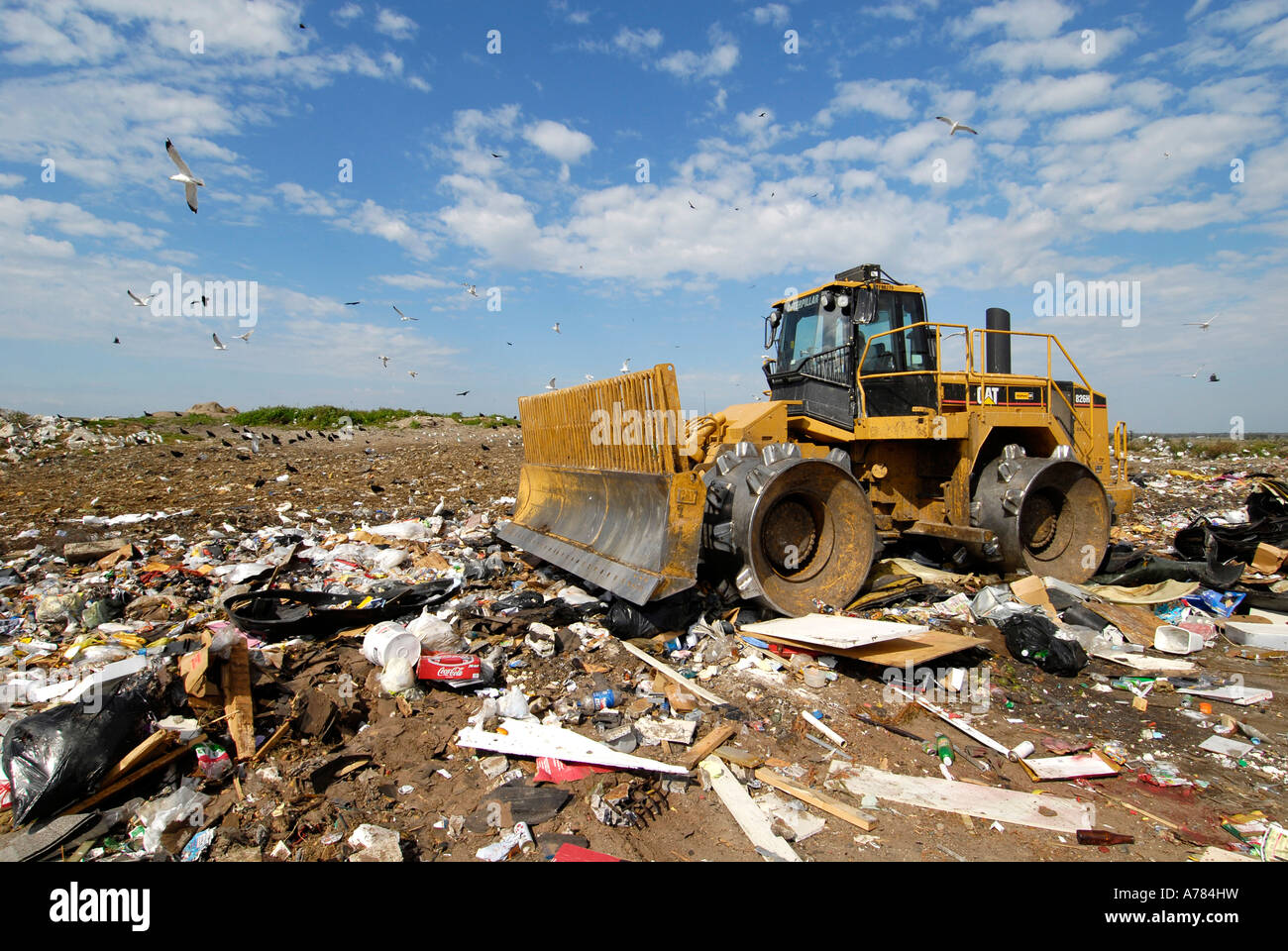 Reduce Reuse Recycle Landfill Stock Photo - Alamy