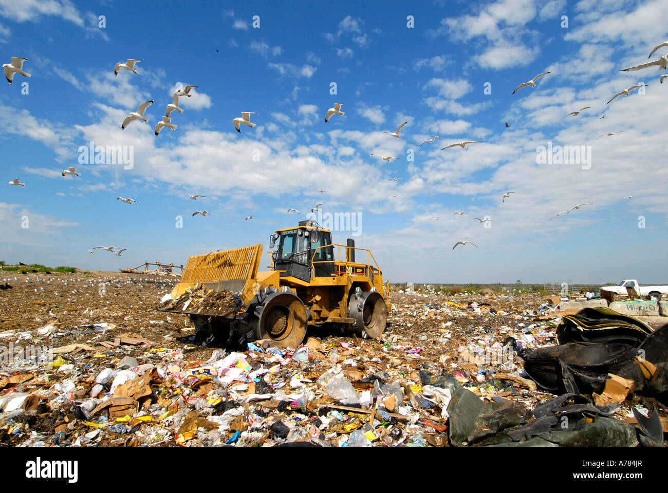 Reduce Reuse Recycle Landfill Stock Photo - Alamy