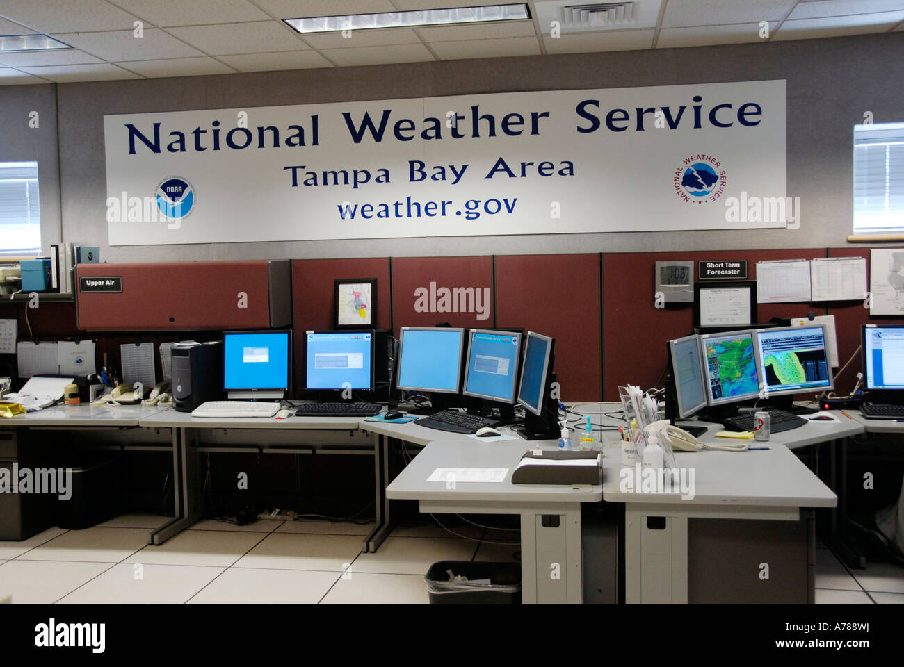 Doppler Radar Station Ruskin Florida Stock Photo Alamy