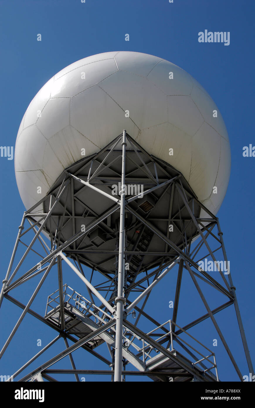 Doppler Radar Station Ruskin Florida Stock Photo Alamy
