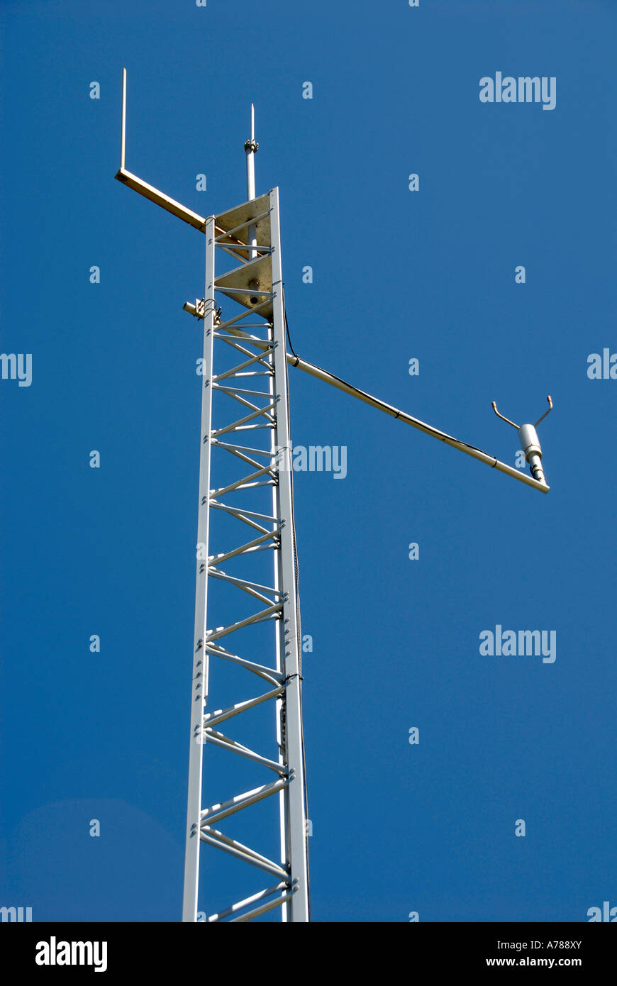 Doppler Radar Station Ruskin Florida Stock Photo Alamy